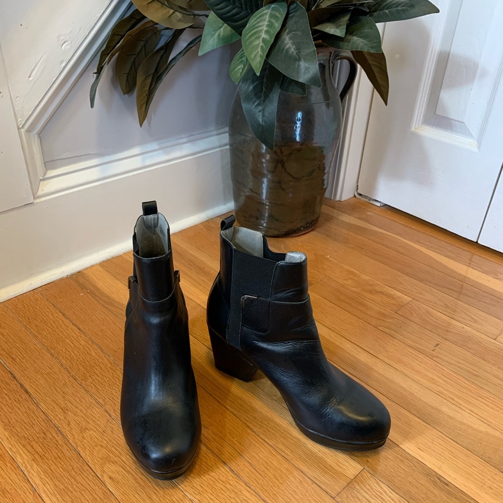 Black Platform booties